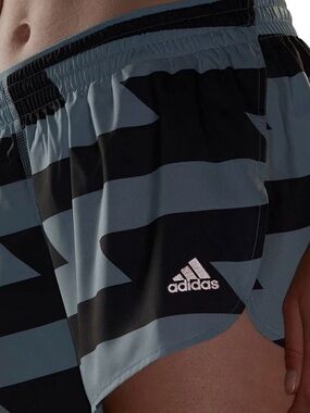 Adidas NWT Women's Athletic 3” Running Shorts in Blue & Black Size M